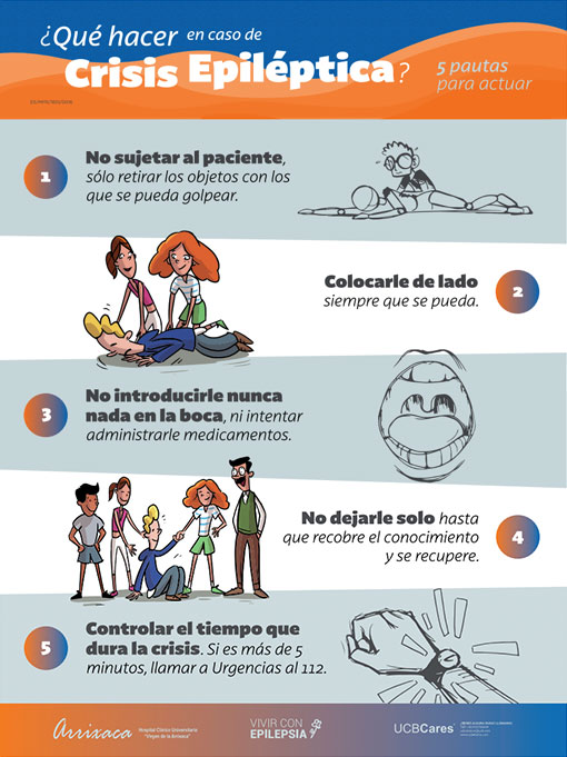Qué hacer en caso de crisis epileptica
